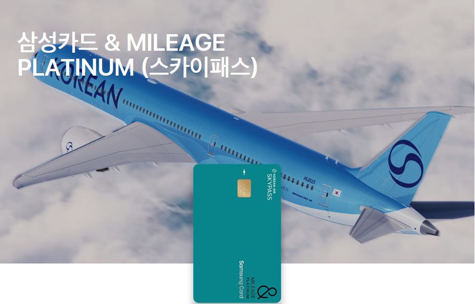 삼성카드 & MILEAGE PLATINUM 이미지
