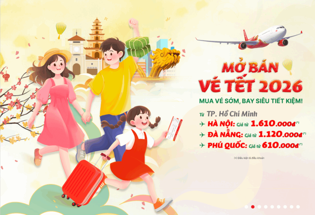 비엣젯항공 연말 프로모션 이미지