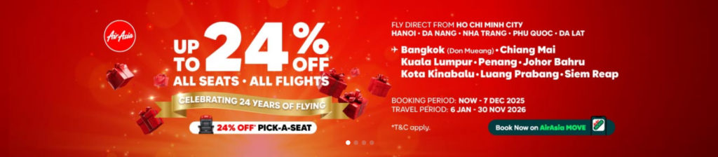 에어아시아 24주년 이미지