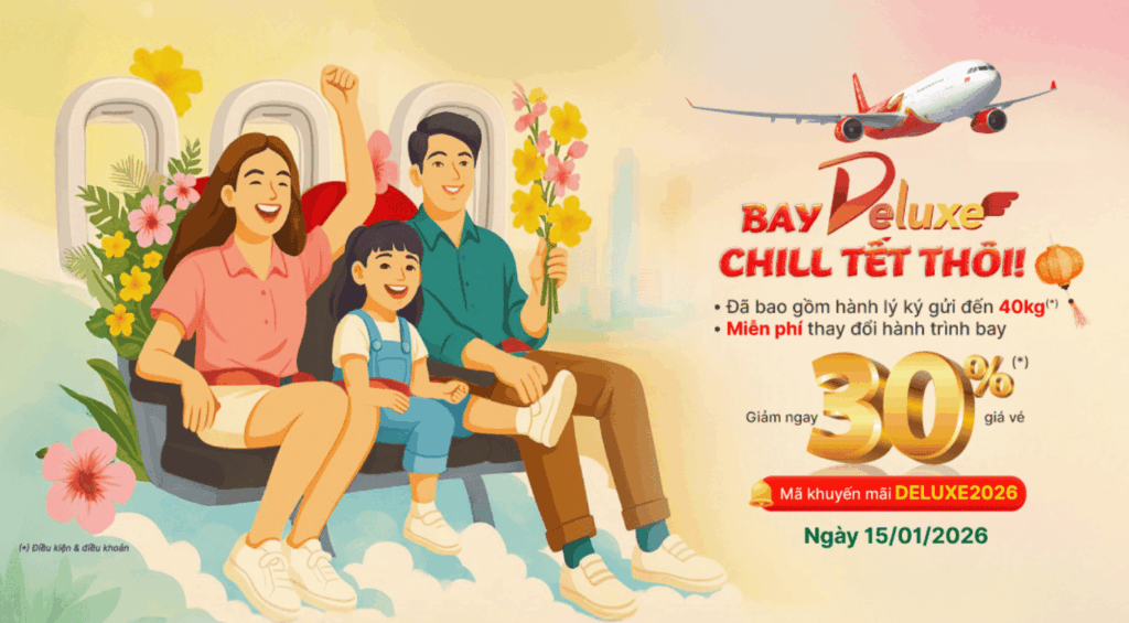 비엣젯항공 30% 할인 이미지