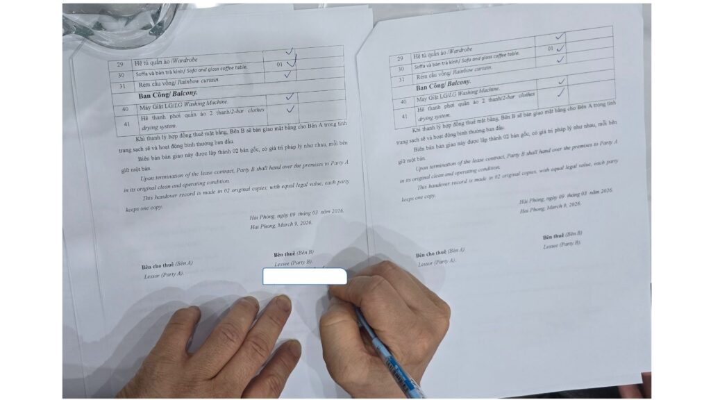 하이퐁 아파트 임대 이미지